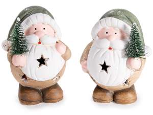 Decoración de terracota al por mayor de Papá Noel
