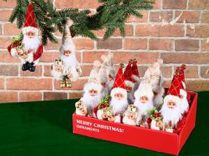 Adornos navideños al por mayor de Papá Noel
