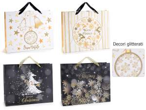 Wholesale Christmas paper gift bags
