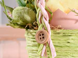 wholesaler colored baskets handle