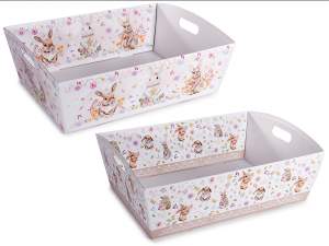 wholesale easter trays rabbits