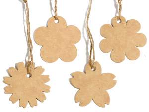 vente en gros étiquette fleur en carton