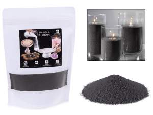 bougie sable anthracite en gros à faire soi-même