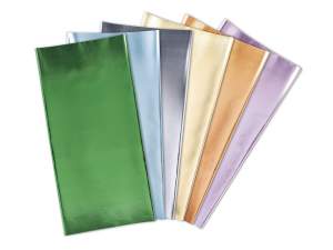 papier cadeau métallique brillant en gros