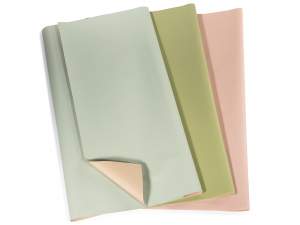 Feuilles de papier cadeau kraft colorées en gros