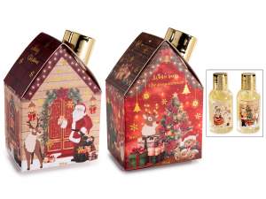 Set regalo Navidad con gel ducha con purpurina 100 ml