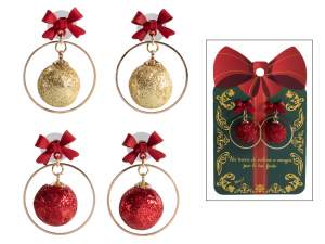 Pendientes de regalo de Navidad al por mayor