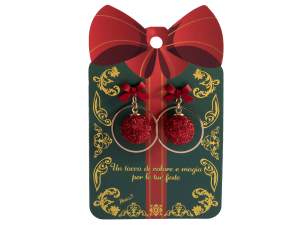 Pendientes de regalo de Navidad al por mayor