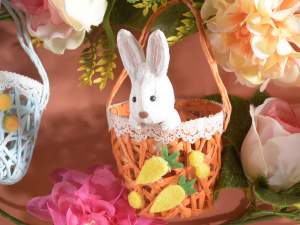 Pasqua cestino portadolci coniglio