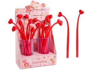 ingrosso cartoleria san valentino penna cuore
