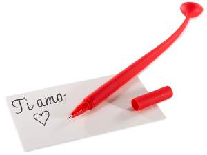 ingrosso cartoleria san valentino penna cuore