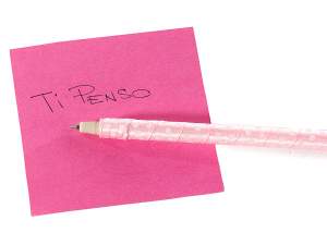 ingrosso penne cuore pompon rosa