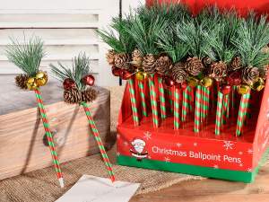 ingrosso penne di natale pigne campanelle