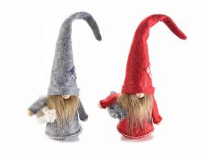 Décoration de porte-cadeau gnome en gros