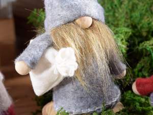 Décoration de porte-cadeau gnome en gros