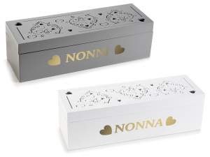 Wholesaler Tea Box Wooden Perforated Heart