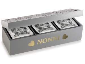 Wholesaler Tea Box Wooden Perforated Heart