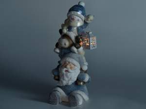 Ingrosso personaggi Natale ceramica