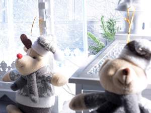 Ingrosso decoro albero peluche babbo natale