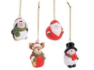 personnages de décoration de Noël en gros
