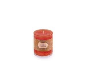 Bougies cylindriques orange