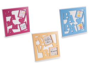 Gift items: photo frames, clocks and alarm clocks
