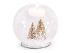 Vente en gros sphère de verre décoration de Noël