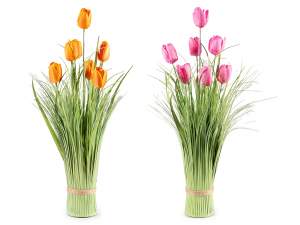 ingrosso tulipani artificiali piante ornamento