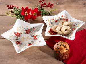 ingrosso piatto natale stella