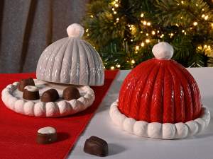 ingrosso vassoio coperchio cappello natale