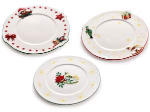 ingrosso piatto natale vintage orsetto stella