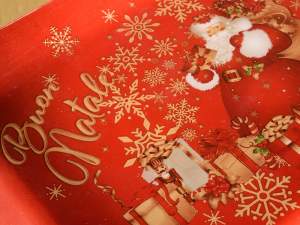 ingrosso piatto decori natale vetro