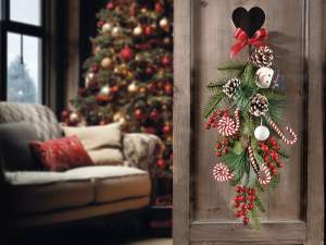 wholesale sprig christmas berries stick sugar