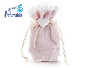 Wholesale pink fabric favor bag