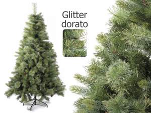 Grossisti Natale alberi pini artificiali glitter