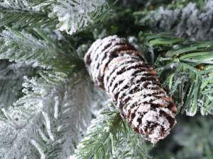 Grossista pino albero Natale artificiale pigne