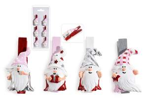 Adornos navideños y etiquetas de regalo