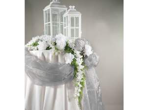 Wholesale silver organza towel