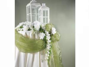 Green organza towel wholesaler