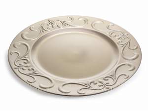 Wholesaler under plate Christmas champagne