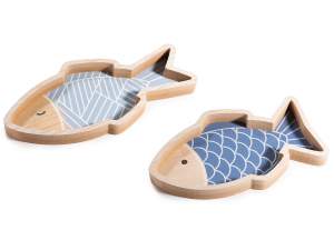 plateau à poisson en bois en gros