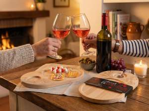 plateau de verre à vin en gros