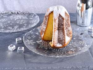 Plato navideño de copos de nieve al por mayor