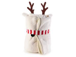 wholesale christmas blanket reindeer snowman