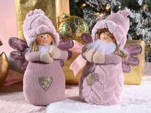Wholesale Christmas angels velvet plush