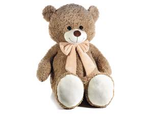 Velvety fabric plush bear wholesaler