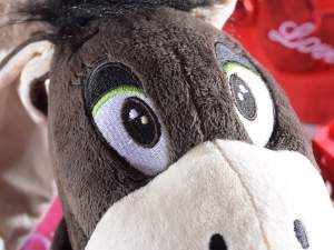 Wholesale plush donkey hearts