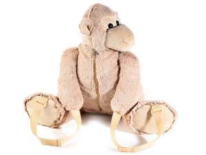 plush monkey backpack wholesale