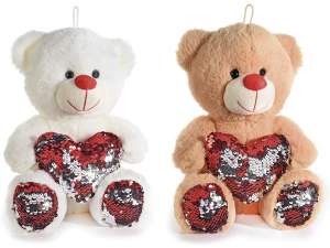 wholesale teddy bear heart plush