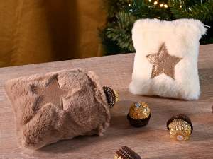 sac pochette en fausse fourrure écologique en gros